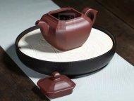 《福临八方》宜兴紫砂壶工艺美术师手工紫泥福缘八方泡茶壶茶具