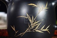 《秦权》宜兴紫砂壶全手工工艺美术师茶具纯泡茶壶稀有乌金泥秦权