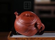 《空山幽竹》紫砂壶宜兴工艺美术师手工红皮龙茶壶茶具