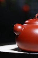 《道洪葫芦》宜兴紫砂壶工艺美术师手工刻绘大红袍创新壶泡茶壶具