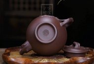 《报春》宜兴助理工艺美术师手工紫砂壶紫泥料茶壶报春茶具