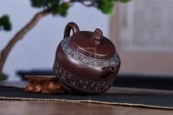 《瑞狮》宜兴紫砂壶纯手工紫泥泡茶壶