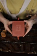 《云卷飞泉》宜兴紫砂壶高级工艺美术师手工降坡泥降坡泥茶壶茶具四方