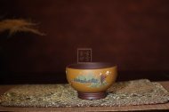 《彩绘主人杯紫砂品茗杯》宜兴紫砂茶壶紫砂工艺美术师
