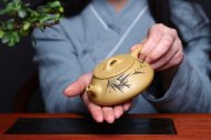 《石瓢》石瓢宜兴紫砂壶纯手工工艺美术师茶壶稀有本山绿泥