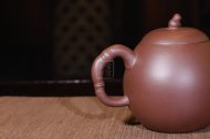 《佛肚竹》宜兴紫砂壶工艺美术师手工紫泥茶壶具
