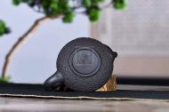 《一帆风顺》名家纯全手工花器黑铁砂紫砂壶花货茶壶茶具