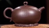 《叶下塘秋》宜兴工艺美术师手工紫砂壶茶壶老师制紫泥