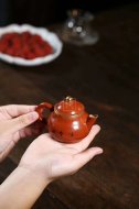 《剑流高潘》宜兴紫砂壶潘壶手工大红袍泡茶壶具