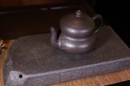 《葫芦》宜兴紫砂壶工艺美术师手工茶壶茶具黑朱泥葫芦