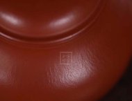 《全手工明式壶》紫砂茶具茶壶陶实力派名家纯手工潘壶皱皮金黄朱泥