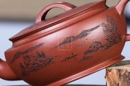 《大蕴汉瓦》宜兴紫砂壶工艺美术师纯手工底槽青泡茶壶汉瓦茶具