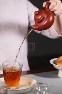 《大度》宜兴紫砂壶工艺美术师原矿掇球紫砂茶具大红袍壶