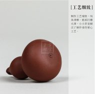 《手工七彩葫芦茶宠摆件》宜兴紫砂壶手工紫砂泡茶壶礼品