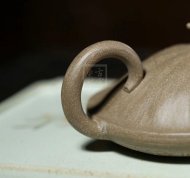 《小莲蓬》宜兴青灰泥工艺美术师全手工收藏把玩创新壶茶具