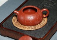 《半月》宜兴紫砂壶实力派名家纯手工大红袍泡茶壶半月茶具