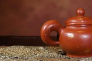 《道洪掇只》宜兴紫砂壶工艺美术师手工茶壶朱泥掇只