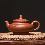 《玉柱》宜兴紫砂助理工艺美术师手工底槽青泡茶壶套壶