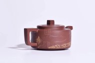 《万里长城》宜兴黄龙山清水泥紫砂壶茶具