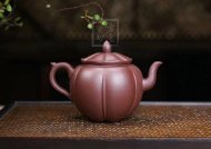《荷趣》宜兴紫砂壶助理工艺美术师手工茶壶茶具紫泥