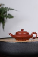 《虚扁》宜兴紫砂壶助理工艺美术师全手工大红袍泡茶壶虚扁茶具