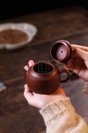 《玲珑》宜兴紫砂壶紫泥实力派名家全手工茶壶茶具
