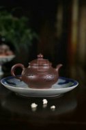 《潘壶》宜兴紫砂壶助理工艺美术师手工紫泥泡茶壶礼品潘壶