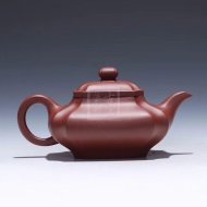 《抽角四方》宜兴底槽青工艺美术师手工紫砂壶茶具四方