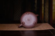 《三足桥韵》宜兴紫砂工艺美术师手工紫砂壶茶具壶紫茄泥