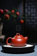 《道洪葫芦》宜兴紫砂壶工艺美术师手工刻绘大红袍创新壶泡茶壶具