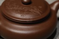 《扁腹》宜兴紫砂壶仿古紫泥泡茶壶
