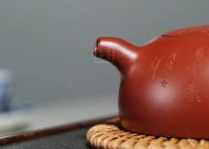 《半月》宜兴紫砂壶实力派名家纯手工大红袍泡茶壶半月茶具