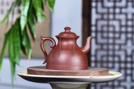 《酒壶》工艺美术师手工家底槽青紫砂壶系列收藏茶壶