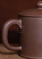 《盖杯》宜兴紫砂壶全手工泡茶壶民间艺人大师紫泥盖杯