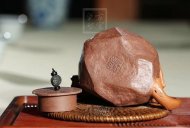 《一叶知秋》宜兴紫砂壶工艺美术师手工段泥创新壶壶茶具泡茶壶