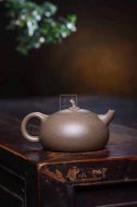 《金瓜玉乳》宜兴紫砂壶手工青段石瓢泡茶壶茶具