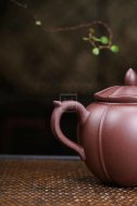 《荷趣》宜兴紫砂壶助理工艺美术师手工茶壶茶具紫泥