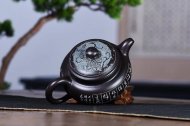 《仿古》宜兴黑料中国工艺美术大师手工紫砂壶泡茶壶茶具仿古