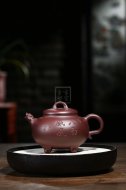 《八面威风》宜兴紫砂壶工艺美术师手工紫泥创新壶