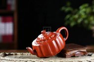 《菱花井栏》宜兴紫砂壶工艺美术师手工大红袍泡茶壶菱花井栏茶具