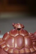 《金龟出海》宜兴紫砂壶高级工艺美术师纯手工底槽青创新壶茶壶紫砂茶具