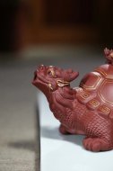 《金龟出海》宜兴紫砂壶高级工艺美术师纯手工底槽青创新壶茶壶紫砂茶具