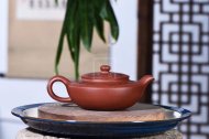 《汉扁》宜兴紫砂壶工艺美术师手工底槽青泡茶壶汉扁茶具