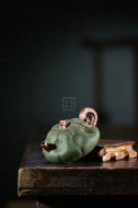 《南瓜壶》紫砂壶段泥全手工老师收藏重器南瓜