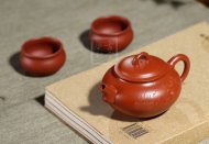 《圆韵壶》宜兴创新壶紫砂工艺美术师手工大红袍泡茶壶套壶