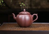 《荷趣》宜兴紫砂壶助理工艺美术师手工茶壶茶具紫泥