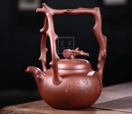 《东坡提梁》宜兴紫砂壶全手工泡茶壶工艺美术师大师底槽青泥东坡提梁