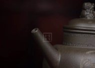 《鼎盛壶》宜兴紫砂壶稀有明国绿手工紫砂壶