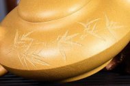 《合欢》紫砂壶黄金段泥全手工老师收藏重器合欢