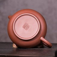 《水平》宜兴紫砂壶工艺美术师纯手工茶具花器泡茶器底槽青水平